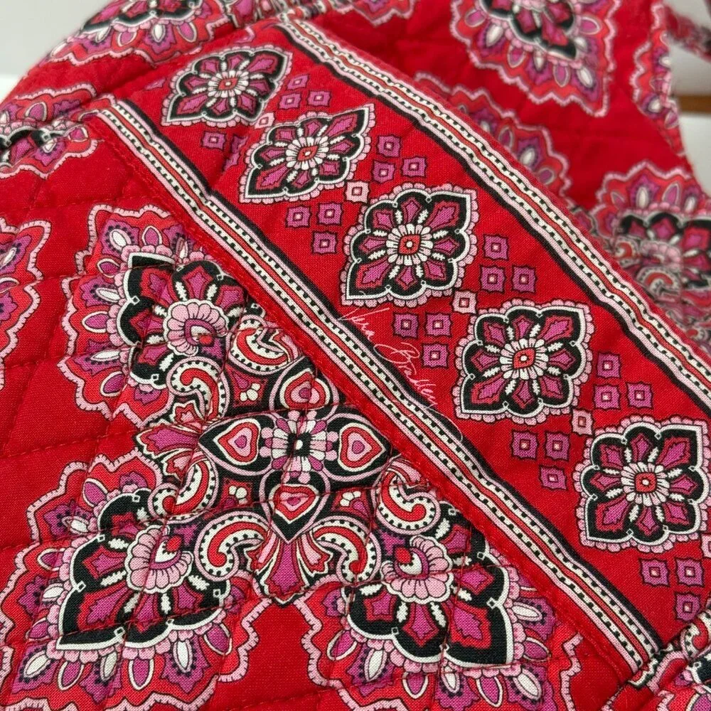 Vera Bradley Curvy Tote Red 